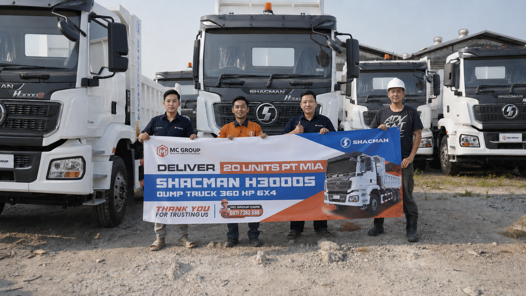 Deliver 20 Units Shacman H3000S for PT MIA
